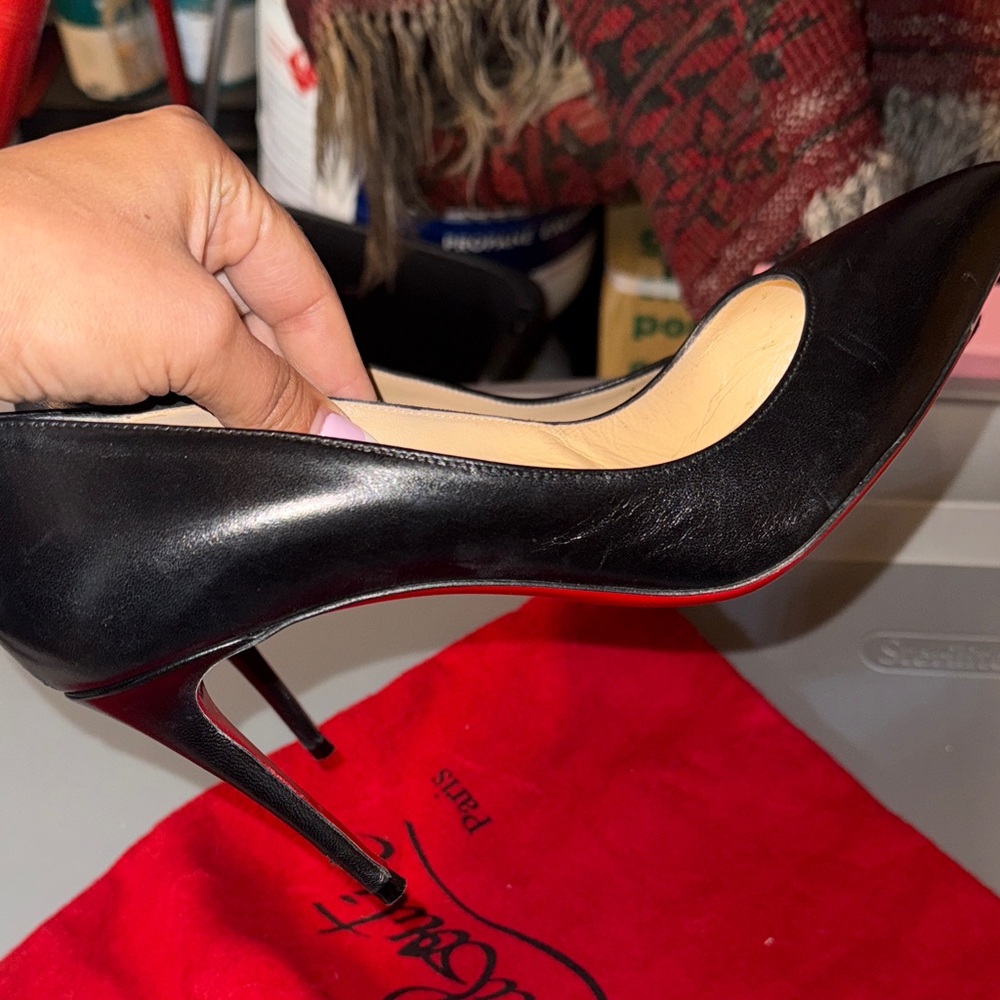 Authentic Christian Louboutin Classic Black Heels